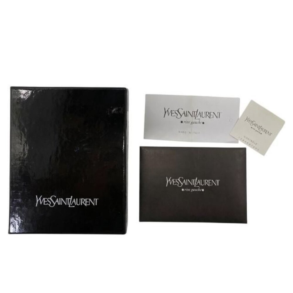 Yves Saint Laurent Card Case Pass Case Business Card Holder - Picture 10 of 10